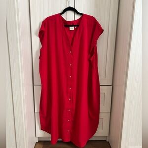 Truth + Style red casual dress 3x